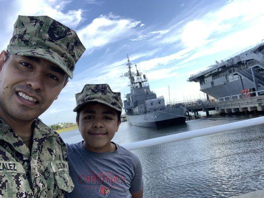 USS Laffy and USS Yorktown