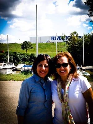 Enjoying a day at Rivertowne Marina about 6 miles upriver from downtown Cincinnati