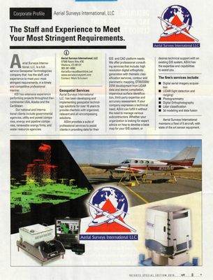 Ad for Aerial Surveys International in Heights magazine!