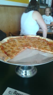 Large sausage pizza. Nothing special