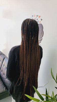 Knotless braiding