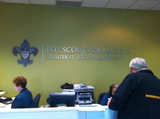 Busy at the Boy Scouts in St Louis