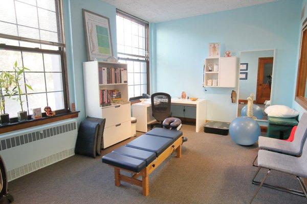 Exam and pediatric treatment room