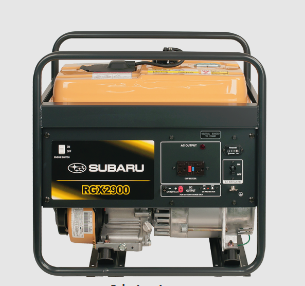 full line of Subaru generators and pumps