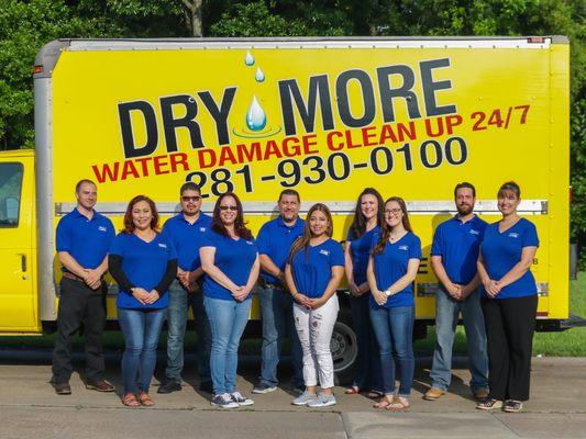 DryMore emergency water damage team photo - June 2019