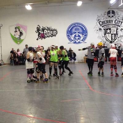 Cherry Blossoms vs Candy Strippers - Jr. Derby League