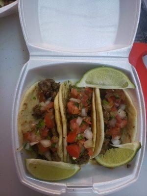 Steak tacos