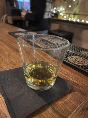 Shot of Bushmills Black Bush