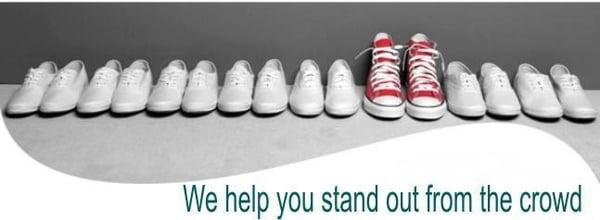 We give your business red shoes.