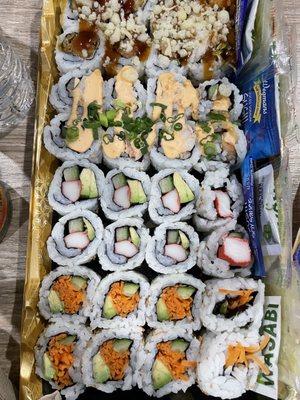 Sushi platter