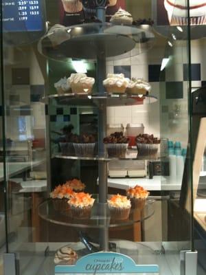 Cinnabon's Little Display of Cupcakes