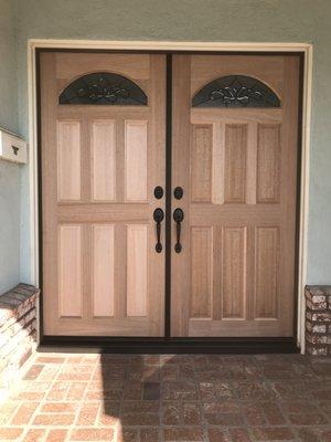 Brand New Double Doors and Hardware