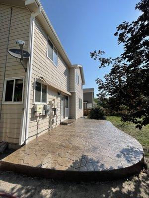 Stamped Concrete Patio