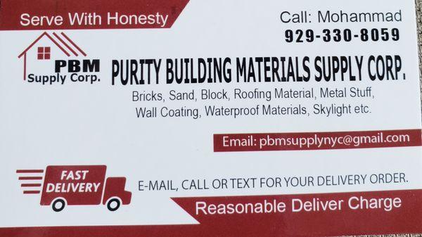 Purity Building Materials Supply