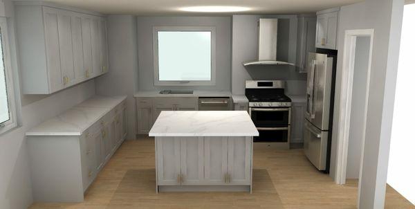 We do kitchen remodeling