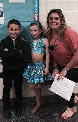 Mini duo, Joey & Hayden with Miss Jen