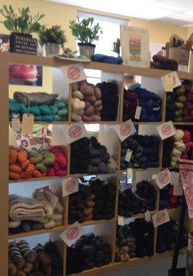 Good selection of yarns.