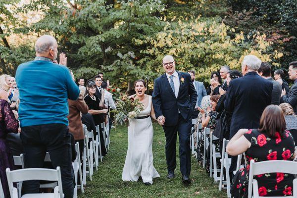 Wedding at Portico at Awbury