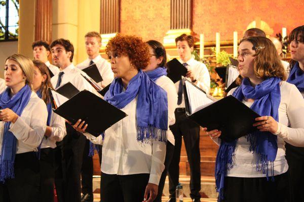 Hendricks Chapel choir in Scotland 2023