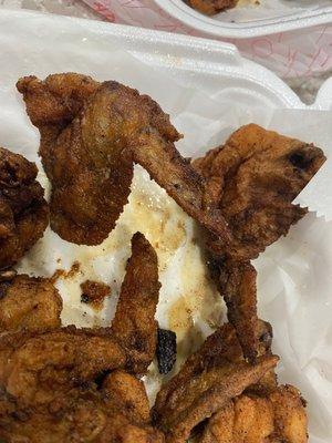 Nasty, greasy wings