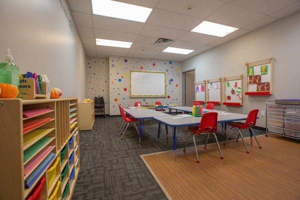 Art Room - this room allows children to create and express themselves. Many children with autism are also very artistic.