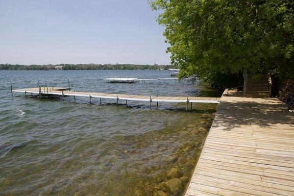 Lake access at The Clemens Vonnegut Jr. House.