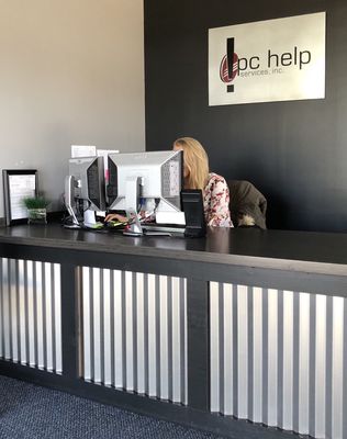 Check in or pick up your computer with friendly service at our front desk!