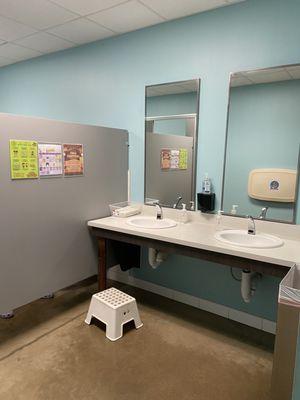 Kid friendly Restrooms