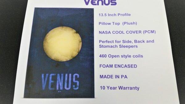 Here is the VENUS details.