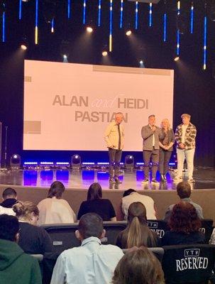 10/2/22: welcoming Pastor Alan & Heidi for their debut Sunday service