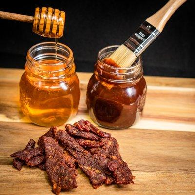 What's the buzz, you ask? Our Honey BBQ Jerky of course!