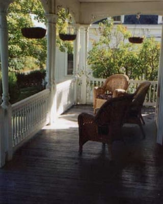 front porch empty