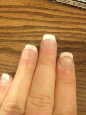 Love these nails! This is four days after getting them done and still look like new!