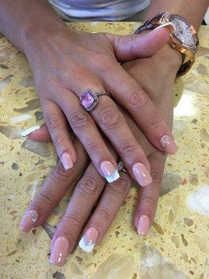 Acrylic fill & gel done by Alena