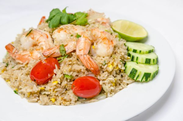 Thai Fried Rice with Shrimp