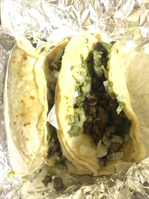 3 steak tacos