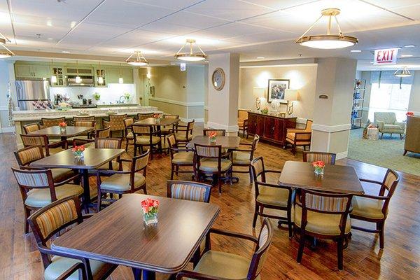 Memory Care Dining Area