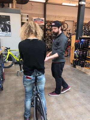 Bike shopping with Ozzy!