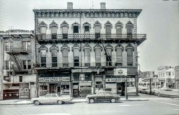 Fratt Building before fire & restoration