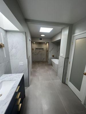 All custom and new re-designed bathroom