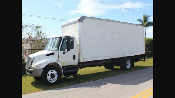 This is one of our medium duty moving trucks. International 4300