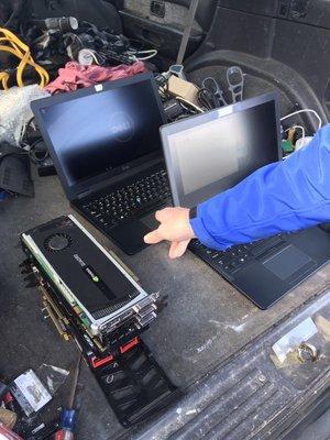 Recycle your laptops when you upgrade Call TechWasteEast Today