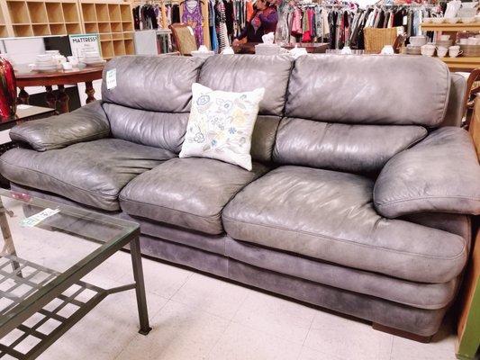 leather couch