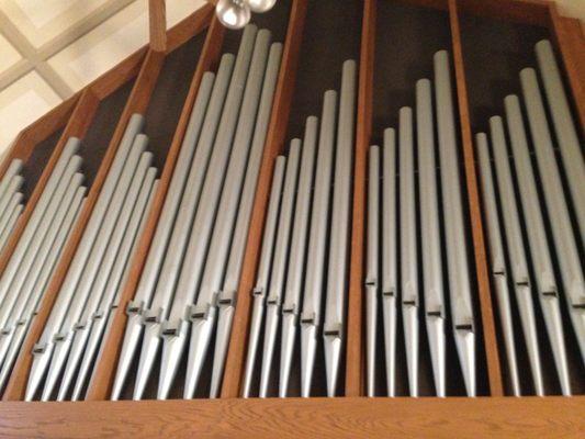 We are blessed to have this Austin organ and Karen, who plays it magnificently. The acoustics in the church are great.