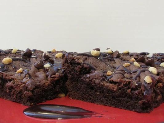 Triple Chocolate Macadamia Nut Brownie