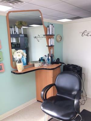 A stylists station