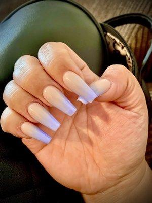 Long lavender ombre set