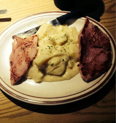 Ham and scalloped potatoes