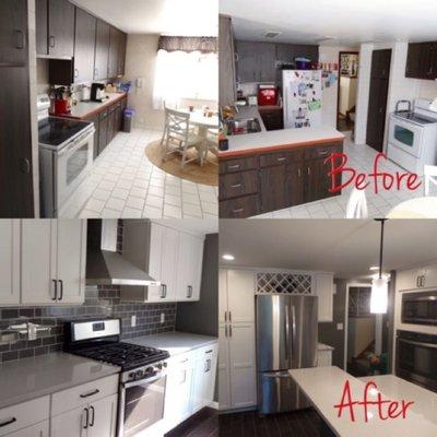 Another stunning kitchen renovation in Beachwood! This project was completed using Fabuwood Cabinetry, quartz countertops and...