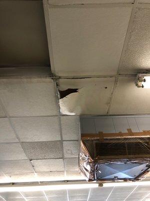 Ceiling falling apart